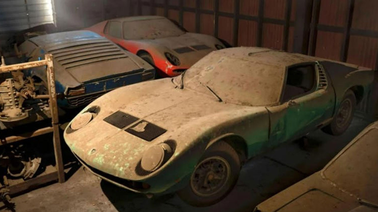 Garajda unutulan servet: Üç nadir Lamborghini Miura'nın inanılmaz öyküsü