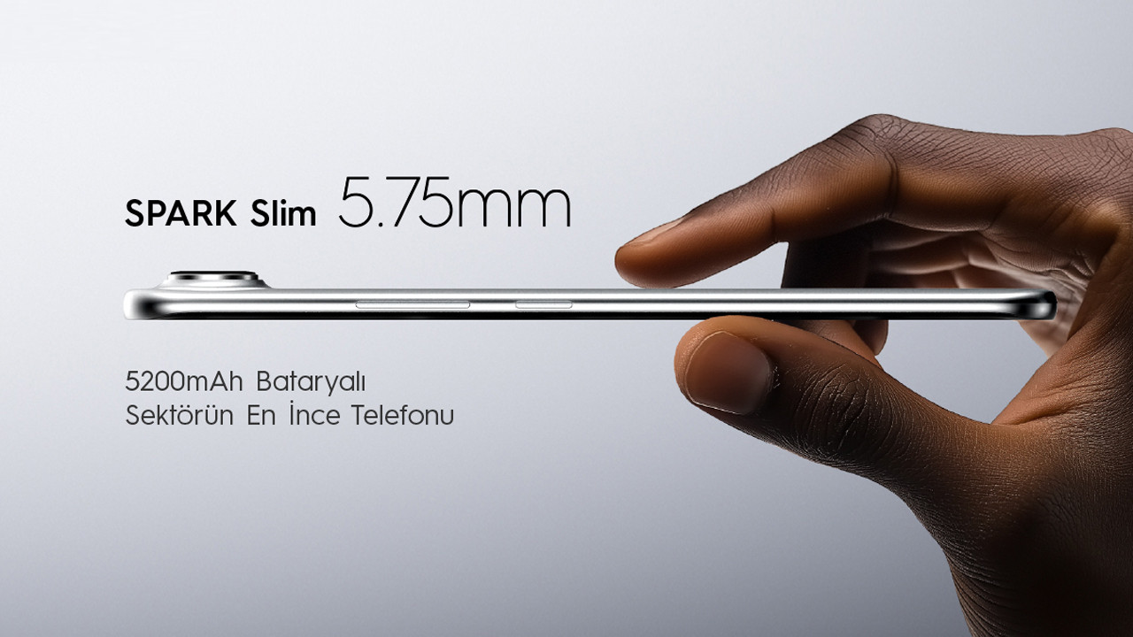 TECNO, bugüne kadar ürettiği en ince telefonu SPARK Slim'i tanıttı