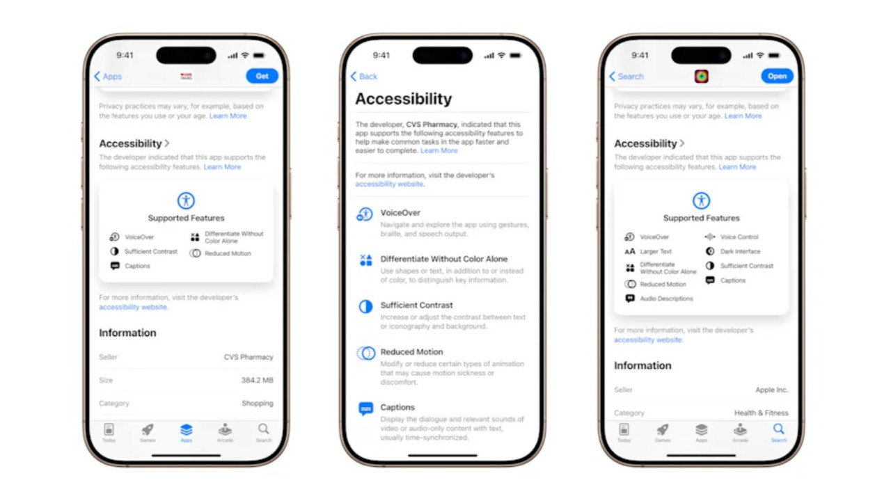 Apple, App Store’a erişilebilirlik etiketleri ekliyor: Uygulama seçimini kolaylaştıran yenilikler