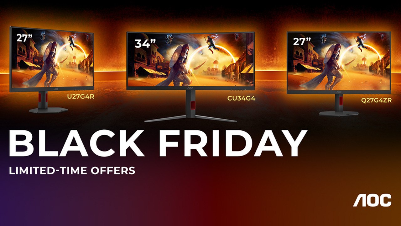 AOC’dan oyunculara özel Black Friday serisi geldi! İşte QHD hız, ultra geniş ekran ve 4K seçenekleri sunan monitörlerin fiyatları ve özellikleri...