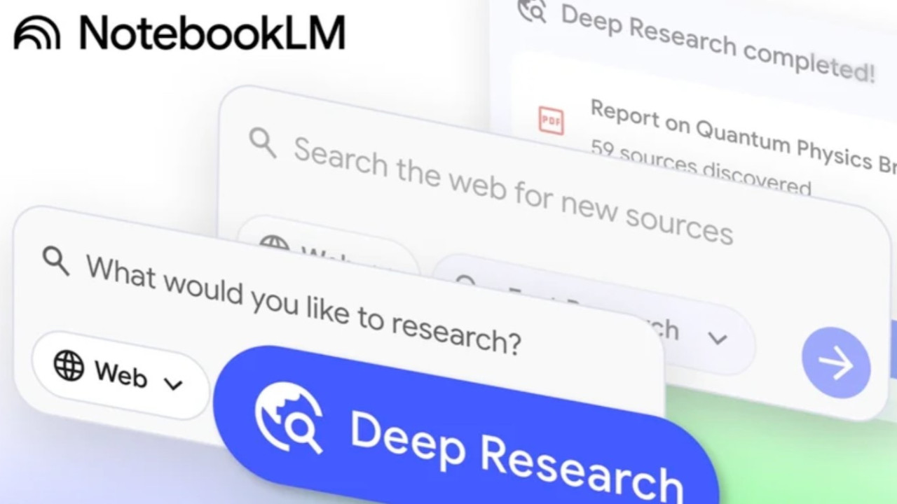 Google NotebookLM’e büyük güncelleme: Deep Research modu ve yeni dosya desteği