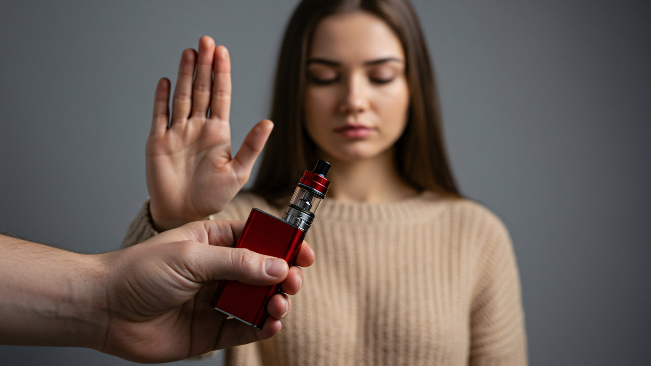 Sadece üç gün kullanılan elektronik sigara ile gelen büyük tehlike
