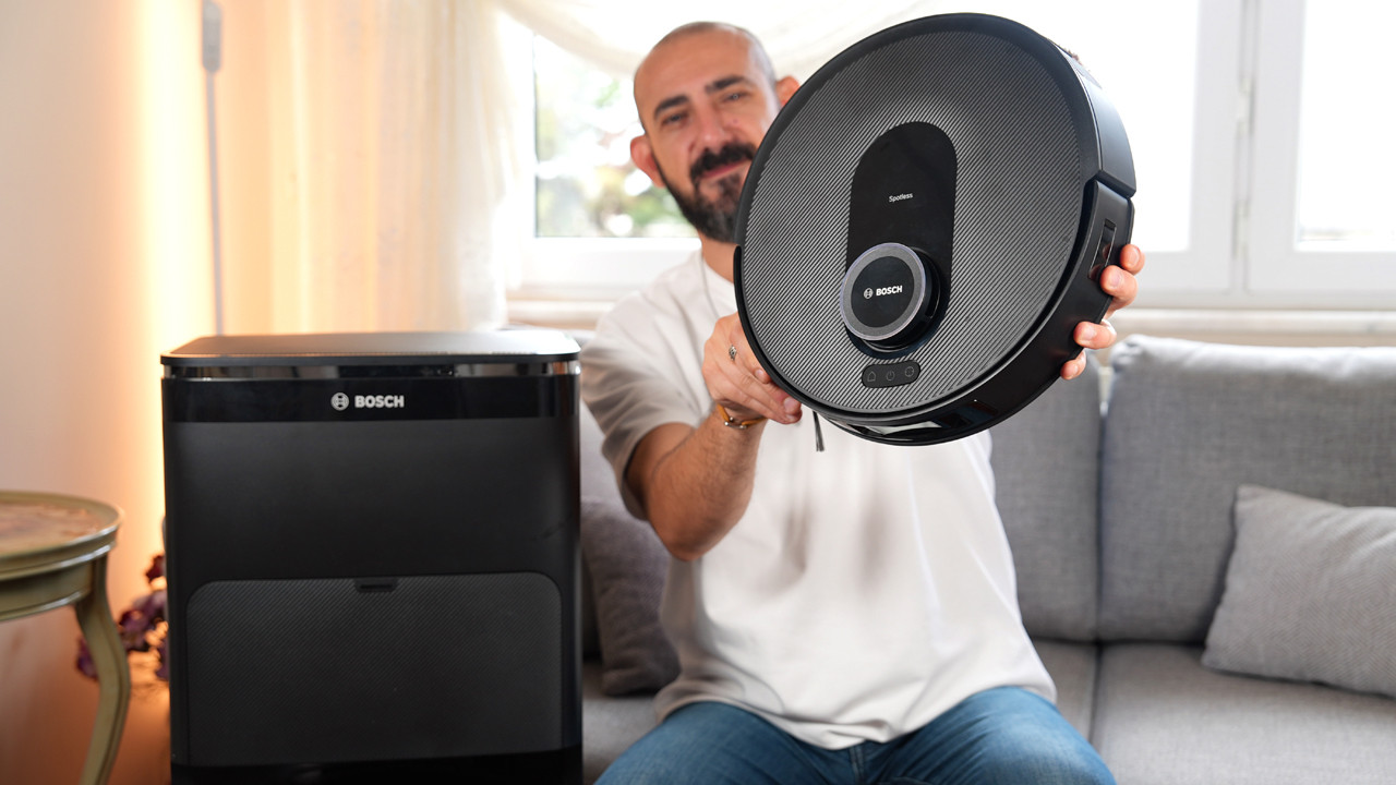 Evi kendi kendine temizleyen robot süpürge: Bosch Spotless Max Cam inceleme