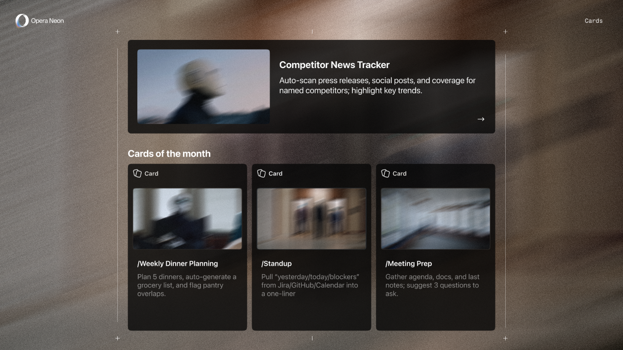 Opera’nın yapay zeka tarayıcısı Neon herkese açıldı: İşte fiyatı…