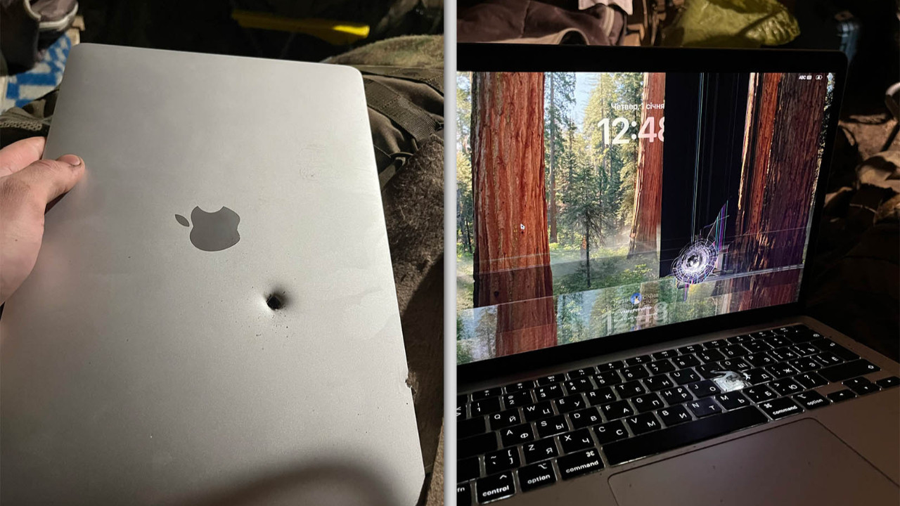 Narin sanılan MacBook Air, bir askerin hayatını böyle kurtardı