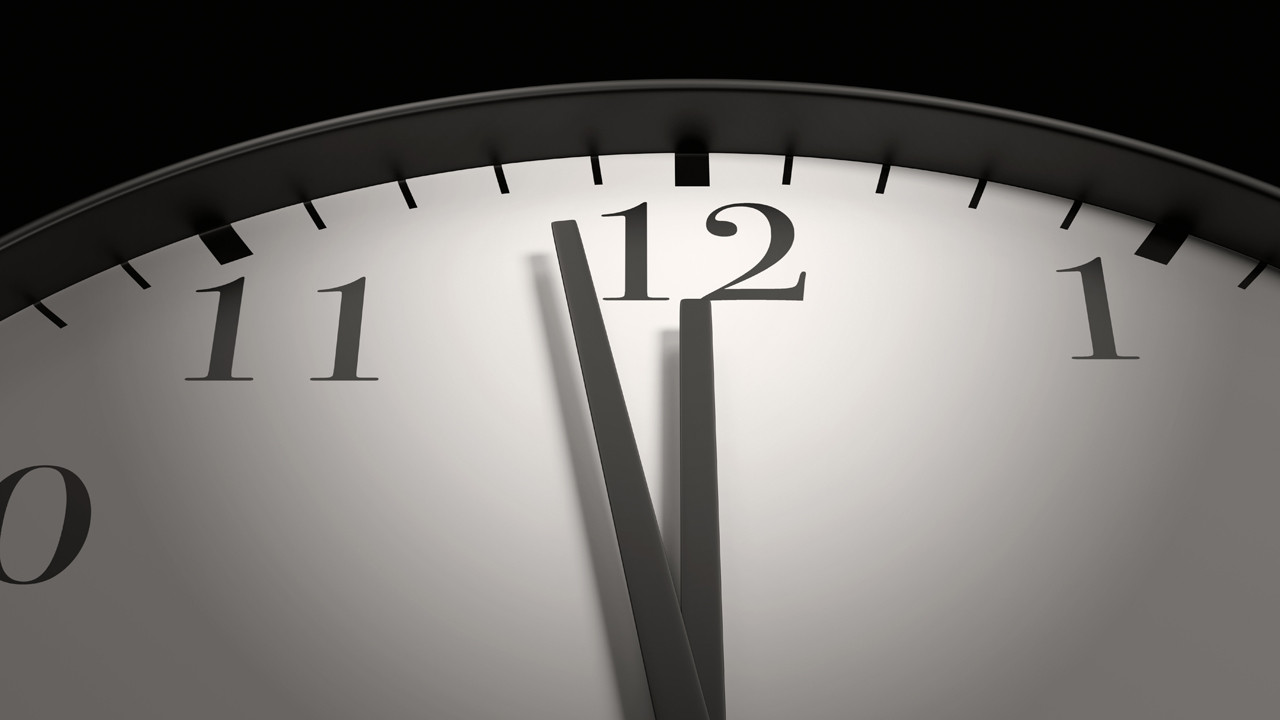 Saat güncellendi, "kıyamete" sadece 85 saniye kaldı