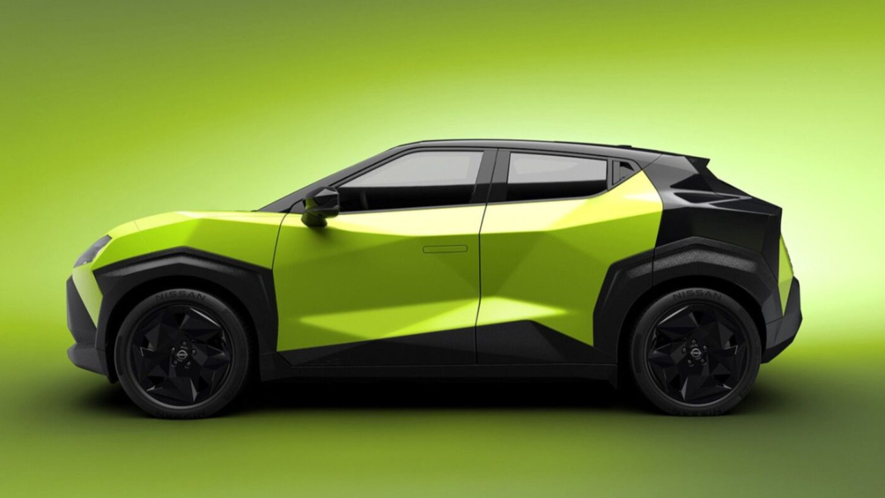 Nisan'dan yeni elektrikli Juke ilk kez göründü: Tasarım sert, detaylar gizli