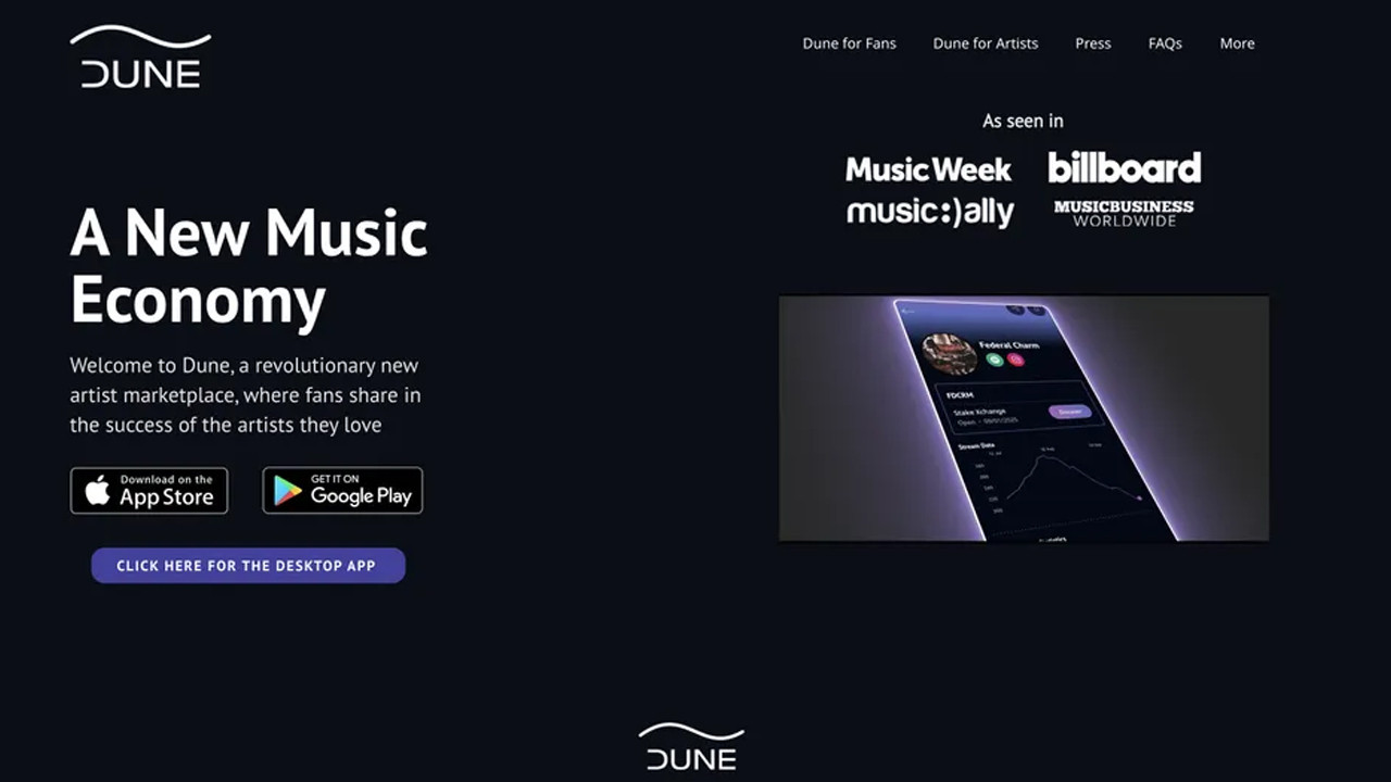 Spotify'a sıra dışı rakip: Dune modeli müzikte dengeleri değiştirebilir mi?
