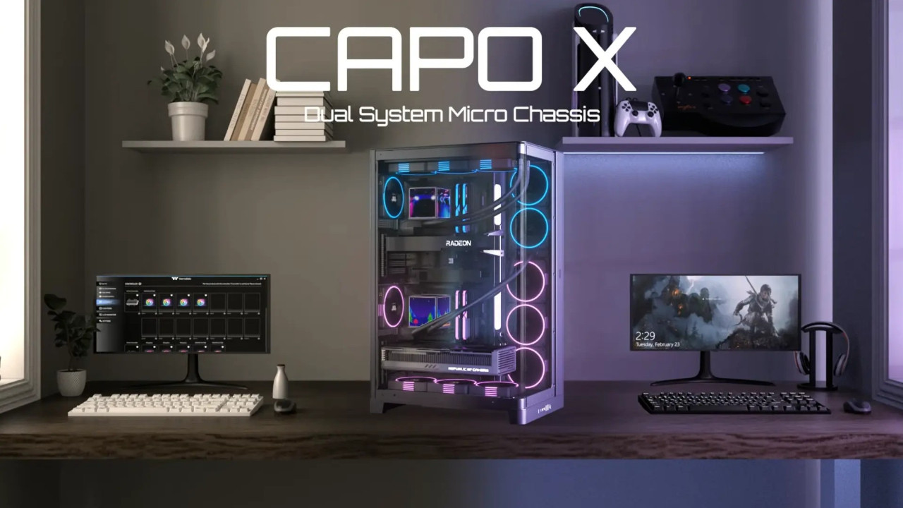 Aynı kasada hem AMD hem Intel: Thermaltake CAPO X tanıtıldı