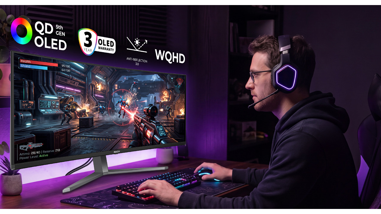 AGON by AOC, gamescom 2026'da 2 yeni QD-OLED monitörünü tanıttı